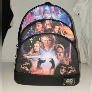 Loungefly Mini Backpack Star Wars Trilogy 2